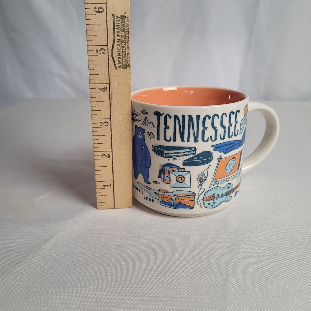 Starbucks Been There Series Tennessee 14oz Ceramic Coffee Tea Mug 2019 - Picture 8 of 9